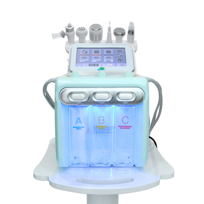 7 in 1 Multifunktionale Hautpflege Hydra Blackhead Extraction Hydro aqua Gesichtsschönheitsmaschine mit LED-Maske