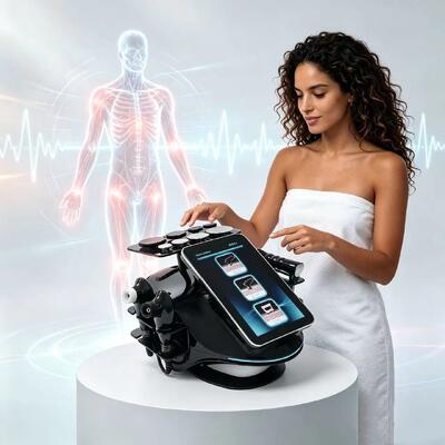 Professionelle 448KHz 500W Luftgekühlte TECAR Therapie HF-Maschine für Körper Abnehmen und Schmerzlinderung