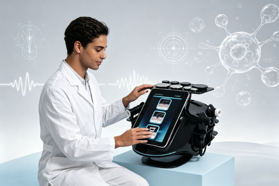 Hazeen 448K Tecar Diathermiegerät CET RET Dual Mode Hautstraffung Körperformung Facelifting Schönheitsmaschine