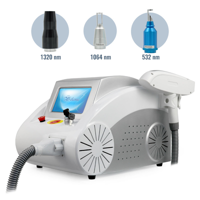 Portable Q Switched Nd Yag Tattoo Removal Laser Kohlenstoff Peeling Haut Waschen Schönheitsmaschine