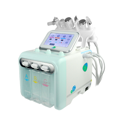 7 in 1 Multifunktionale Hautpflege Hydra Blackhead Extraction Hydro aqua Gesichtsschönheitsmaschine mit LED-Maske