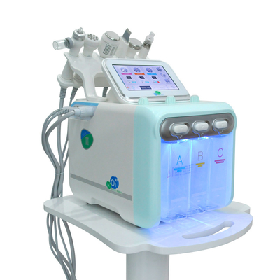 7 in 1 Multifunktionale Hautpflege Hydra Blackhead Extraction Hydro aqua Gesichtsschönheitsmaschine mit LED-Maske