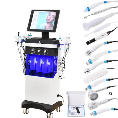 14 in 1 Hydrofacial Dermabrasion große Blase Sauerstoffspray Gesichts LED Hautverjüngungsmaschine