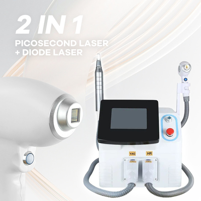 Haarentfernung Nd Yag 755nm 808nm 1064nm Diodenlaser Haarentfernung und Tattoo Entfernung Maschine