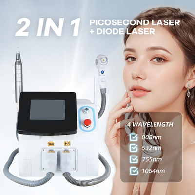 Haarentfernung Nd Yag 755nm 808nm 1064nm Diodenlaser Haarentfernung und Tattoo Entfernung Maschine