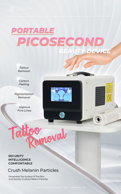 2024 Neueste tragbare Pico-Laser Picosekunden-Laser Alle Pigment-Melasma-Entfernung und Tattoo-Entfernung 755nm Picosekunden