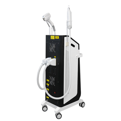 2 in 1 808nm Laser Dauerhaar Tattoo Entfernung Yag Diode Schönheitssalon 3 Wellenlängen Diode Laser