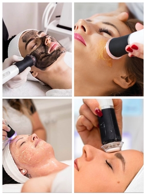 3 in 1 Sauerstoffstrahl Peeling Infusion Gesichtslift Straffung Schönheit Hautpflege CO2 Blasen Sauerstoff Exfoliate Sauerstoff Gesichtsmaschine