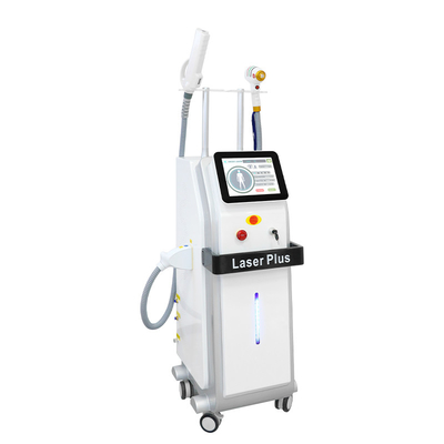 2in1 Diode + Pico Laser Haarentfernung Tätowierung Entfernung Hautverjüngung Schönheitsgeräte