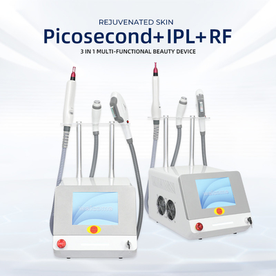 OEM Haarentfernung Tattoo Entfernung Haut straffen Maschine 3 Griff RF Elight IPL Nd Yag Laser 5 In 1 Multifunktion Beauty Machine