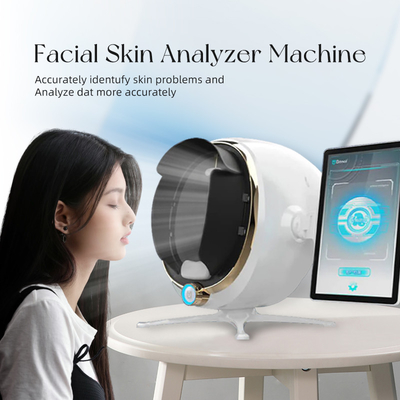 Tragbare 3D-Hautanalysator Gesichtsscanner Neue KI-Technologie für Haar-Körper-Analyse Verbesserte Salon Haut-Test-Diagnostik-Maschine