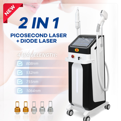 808nm Dioden-Pico-Laser-Haarentfernungs- und Tattooentfernungsgerät für Salons RL-808P