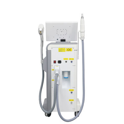 Sichere schmerzlose Diodenlaser-Haarentfernung 808nm Doppelgriffe Picosecond Laser Portable 3 Wellen Drei Wellenlänge Diodenlaser-Maschine