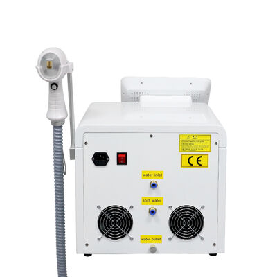 Tragbares, schmerzloses 808-Laser-Haarentfernungsgerät 2 in 1 Diodenlaser-Haarentfernungs-Picosekunden-Gerät