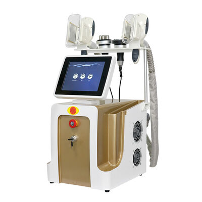 3-in-1 nicht-invasiver, schmerzloser, tragbarer Touchscreen mit vier Griffen für den privaten und gewerblichen Gebrauch, Kryo-Gefrier-Schönheitsmaschine, Schlankheits-Schönheitsmaschine