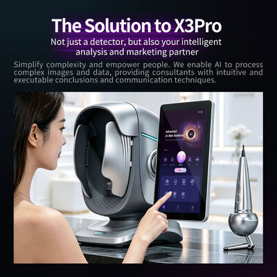 AI Magic 3D Spiegel Gesichtsscanner Analyzer De Piel Akne Hautanalyse Vollgesichtsscanner Test Haut Analyzer Maschine