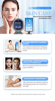 3D X5 Multi-Spectrum AI Magic Mirror Hautanalysator für Schönheitssalon