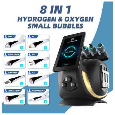 8 In 1 Wasserstoff Sauerstoff Kleine Blase Hydrafacial Maschine Multifunktionale Gesichtspflege Salon Ausrüstung