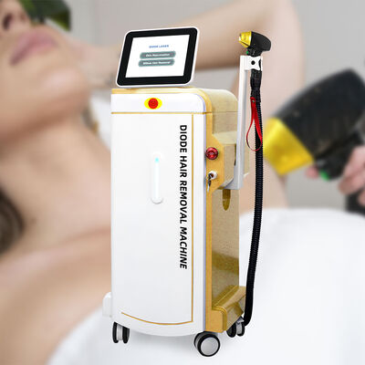 600 W 808 nm Diodenlaser-Haarentfernungsgerät mit Eiskühlung und 8-Zoll-Touchscreen