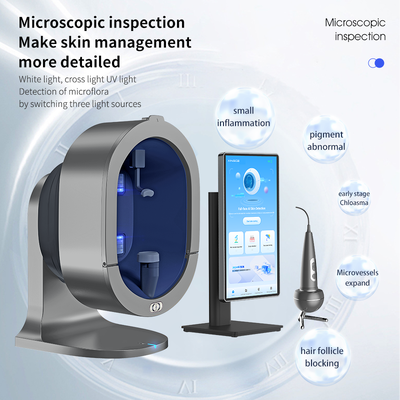 X5 Pro AI Hautscanner 21-Zoll-Multispektrum-Gesichtssalon-Testgerät