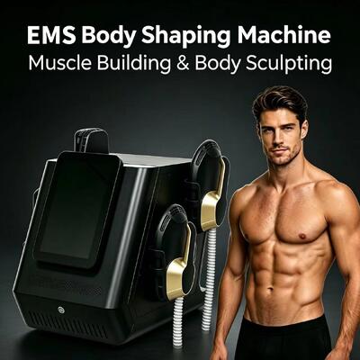 Professionelles 4-Griff-EMS-Body-Sculpt-RF-Muskelstimulationsgerät