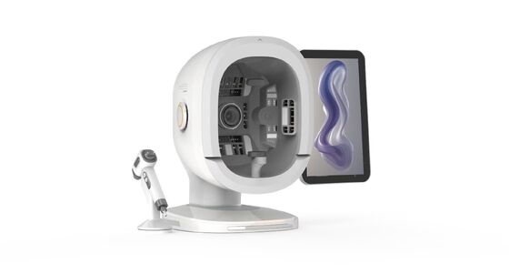 K33 AI Intelligenter Hautanalysator 8 Spektrum 3 Kameras Gesichtshautscanner
