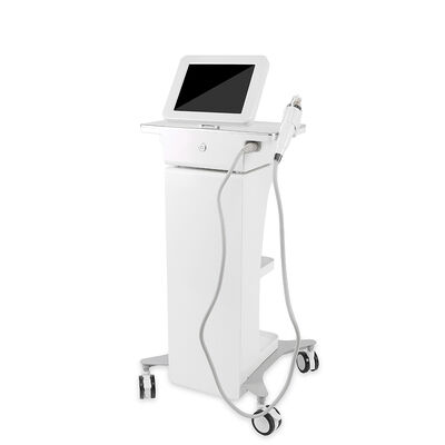 The new generation of gold radio frequency 2 in 1 beauty device, radio frequency anti-aging, facial lifting and firming, Portable skin rejuvenation device.