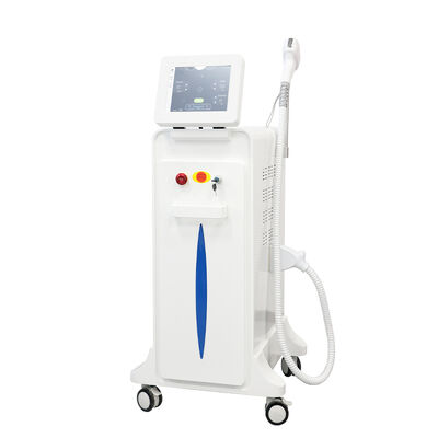 Schmerzlose Diodenlaser-Haarentfernung 808nm Dual-Griffe Picosecond Laser Portable 3 Wellen Drei Wellenlänge Diodenlaser-Maschine