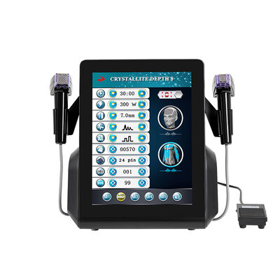 Heim und Schönheitssalon Gebrauch Desktop Mikroneadling Machine 2 Handles Professionelle Haut Nadeln Schönheitsgerät für Gesicht Körper Gebrauch Lifting Strengen Schönheitsmaschine
