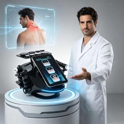 Hazeens neues Modell für Physiotherapie, Tiefkalttherapie und Belleza Lifting 448 kHz mit 3 Manijas Tecar und 8 Cabezales