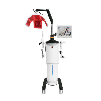 Professionelle Diode LED Haar Wachstum Laser Maschine Kopfhaut Erkennung Anti Haarausfall Kopfhaut Therapie Ausrüstung Für Friseur Salon